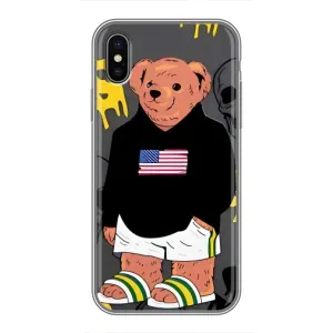 Чехлы Мишка Тедди для Айфон Xs (Teddy USA)