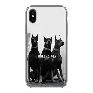 Чохол ДОБЕРМАН для iPhone Xs (Три добермана)