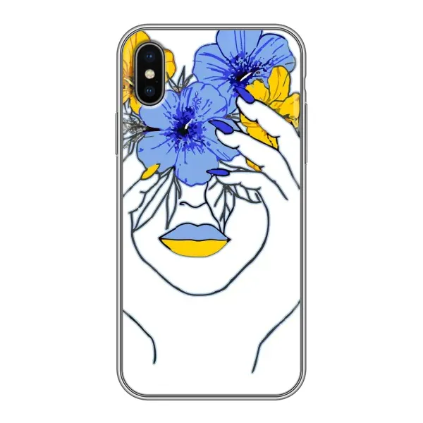 Чехол с рисунком «Украинка на всю голову» для iPhone Xs Чехол с рисунком «Украинка на всю голову» для iPhone Xs