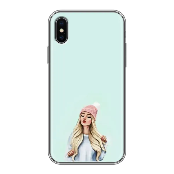 Чехол с рисунком «В шапке» для iPhone Xs Чехол с рисунком «В шапке» для iPhone Xs
