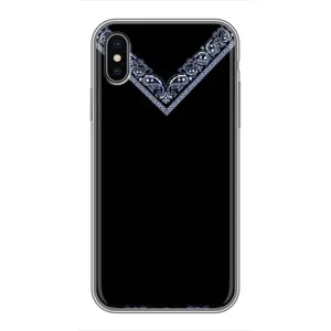 Силиконовый Чехол на iPhone Xs (Воротник вышиванки)