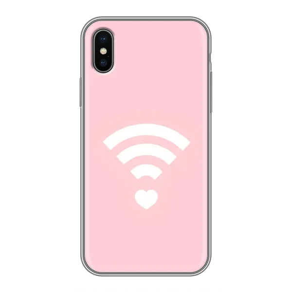 Чехол с рисунком «WiFi Love» для iPhone Xs Чехол с рисунком «WiFi Love» для iPhone Xs