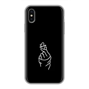 Чехлы (Знак сердечка) на iPhone Xs (Знак Сердечка)
