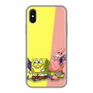 Чехлы с Патриком на iPhone Xs (Звонок)