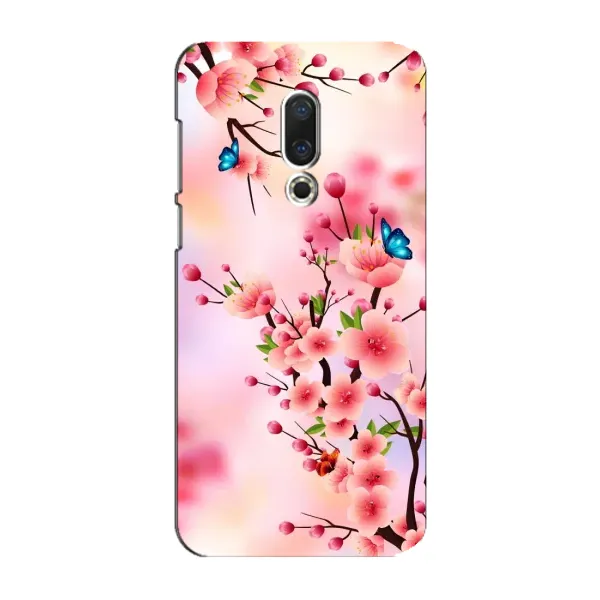 Чохол з малюнком «Метелики на сакурі» для Meizu 15 Plus Чохол з малюнком «Метелики на сакурі» для Meizu 15 Plus