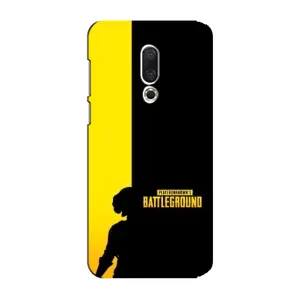 Чехол (TPU) с картинкой "Лого Пабг" на Мейзу 15 Плюс (Battlegrounds)