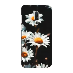 Чохол з ромашками на Meizu 15 Plus (Білі ромашки)