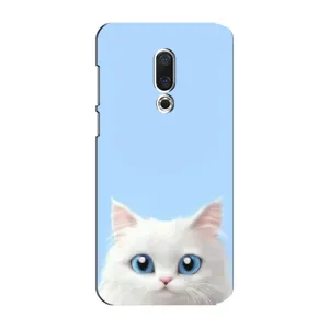 Чехол на тематику: Коты для Meizu 15 Plus (Белый кот)