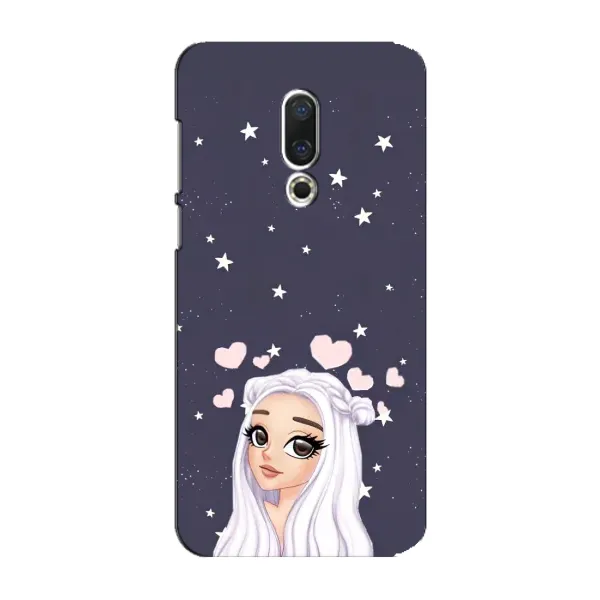 Чехол с рисунком «Девушка и сердечки» для Meizu 15 Plus Чехол с рисунком «Девушка и сердечки» для Meizu 15 Plus