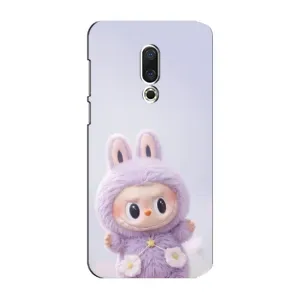 Чехол с принтом Лабубу для Meizu 15 Plus (Фиолетовый Лабубу)