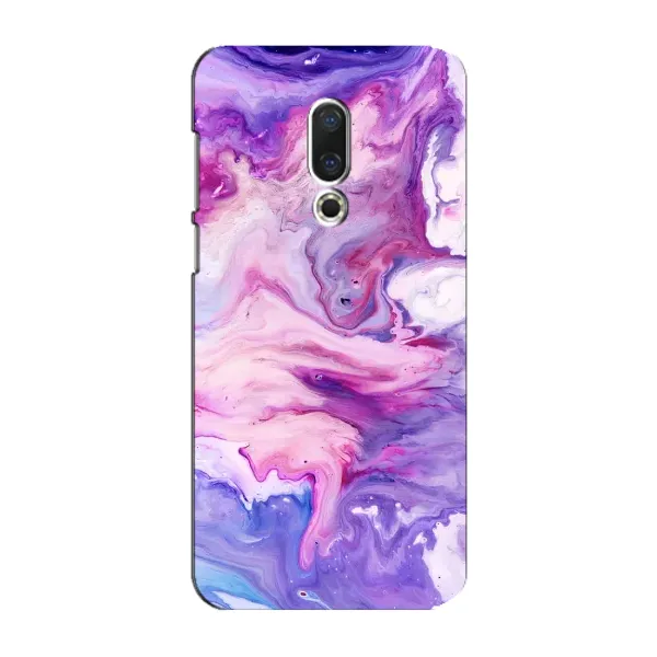 Чехол с рисунком «Фиолетовый мрамор» для Meizu 15 Plus