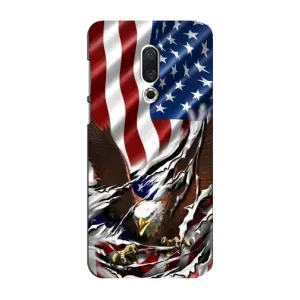 Чехол Флаг USA для Meizu 15 Plus (Флаг USA)