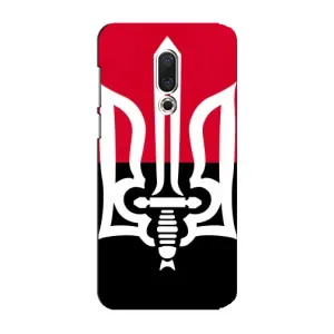Чохли УПА (Червоно-Чорний) на Meizu 15 Plus (Герб України)