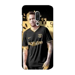 Силиконовый Чехол Meizu 15 Plus (Gold Neymar)