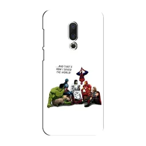 Чехлы для Meizu 15 Plus (Для Христиан) (Иисус супергерой)