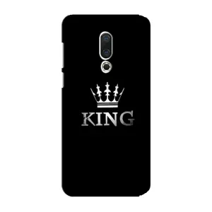 Чехол (Корона на чёрном фоне) для Мейзу 15 Плюс (KING)
