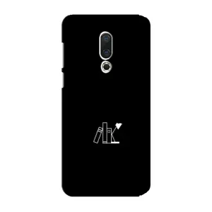 Чохол з картинками на чорному фоні для Meizu 15 Plus (Книжки)