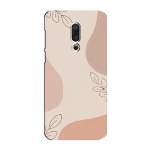Чохол квітковий дизайн для Meizu 15 Plus (Кориневий фон)