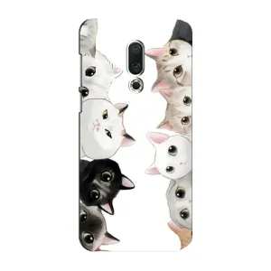 Силиконовый чехол с котиком для Meizu 15 Plus (Коты)