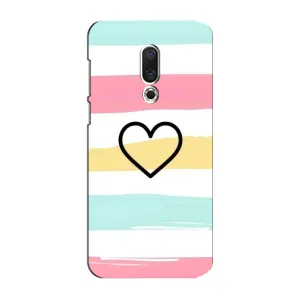 Чехлы с тематикой "Маленькие Сердечки" на Meizu 15 Plus (Красивое сердечко)