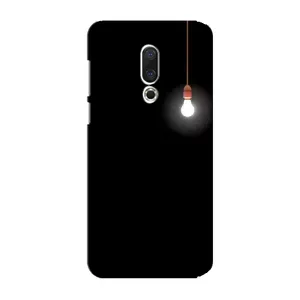 Чохол з картинками на чорному фоні для Meizu 15 Plus (Лампочка)
