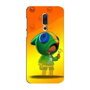 Чехол Бравл Старс для Meizu 15 Plus (LEON в кофте)