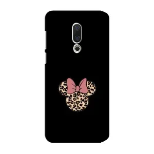 Чехол с леопардовым принтом на Meizu 15 Plus (Леопардовая Минни)