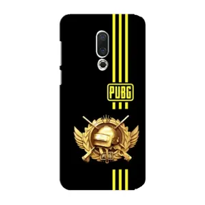 Чехол (TPU) с картинкой "Лого Пабг" на Мейзу 15 Плюс (Лого PUPG)