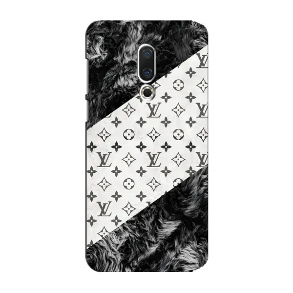 Чехол с рисунком «LV на белом» для Meizu 15 Plus