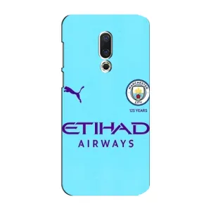 Силиконовые Чехлы принт Футбол на Meizu 15 Plus (Man City)