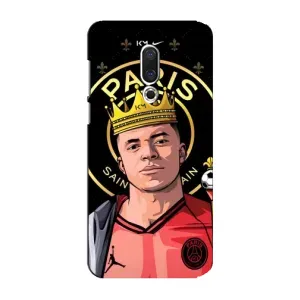 Чехол (TPU) с Футболистом на Meizu 15 Plus (Mbappe King)