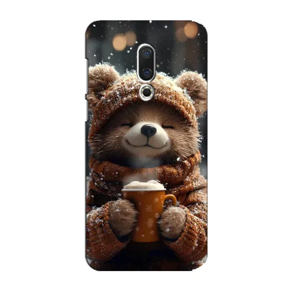 Чехол с рисунком «Медвежонок с кофе» для Meizu 15 Plus Чехол с рисунком «Медвежонок с кофе» для Meizu 15 Plus