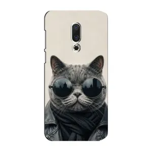 Чехол на тематику: Коты для Meizu 15 Plus (Модный кот)