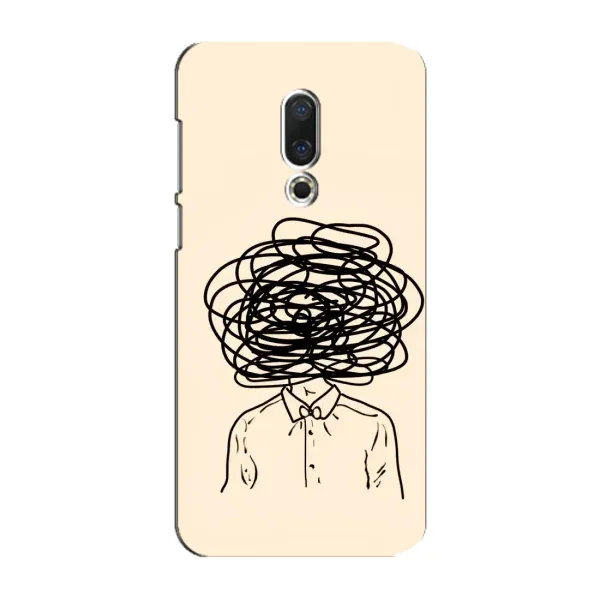 Чехол с рисунком «Мысли» для Meizu 15 Plus