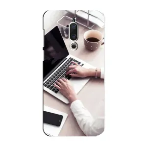 Силиконовый бампер (Работники) на Meizu 15 Plus (Офисный работник)