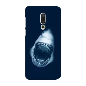 Силіконовий бампер з картинкою звірів для Meizu 15 Plus (Пащу Акули)