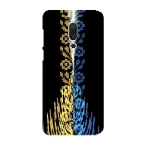Силиконовый Чехол на Meizu 15 Plus (Патриотическая вышиванка)