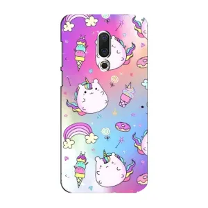 Чехол Unicorn на Meizu 15 Plus (Радуга и Единорог)