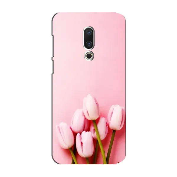 Чехол с рисунком «Розовые тюльпаны» для Meizu 15 Plus Чехол с рисунком «Розовые тюльпаны» для Meizu 15 Plus