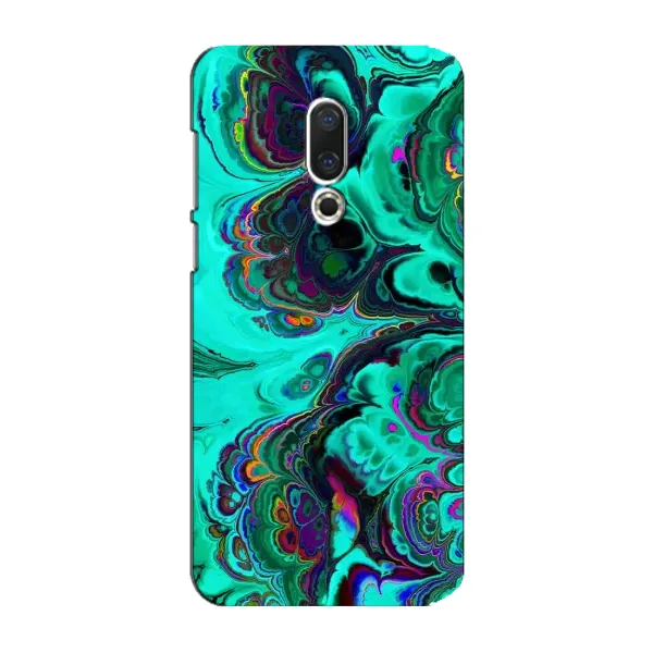 Чехол с рисунком «Салатный мрамор» для Meizu 15 Plus