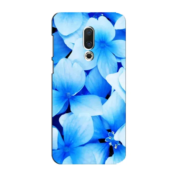 Чехол с рисунком «Синие цветы» для Meizu 15 Plus Чехол с рисунком «Синие цветы» для Meizu 15 Plus