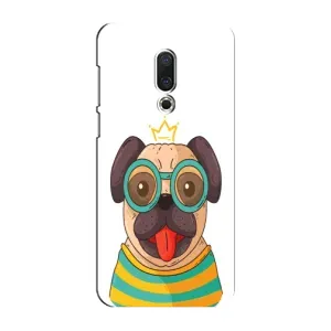 Бампер для Meizu 15 Plus с картинкой "Песики" (Собака Король)
