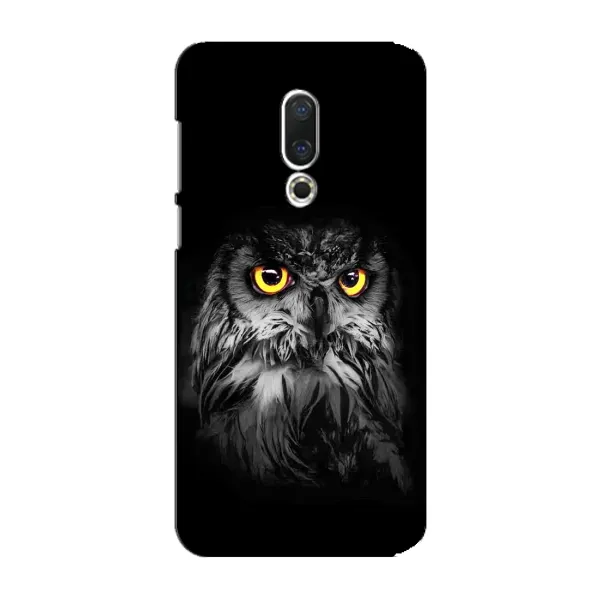 Чехол с рисунком «Сова на чёрном» для Meizu 15 Plus Чехол с рисунком «Сова на чёрном» для Meizu 15 Plus