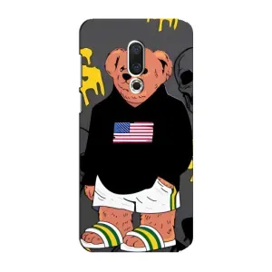 Чехлы Мишка Тедди для Мейзу 15 Плюс (Teddy USA)