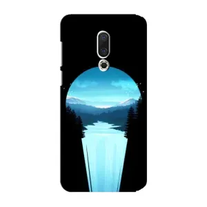Літній Чохол на Meizu 15 Plus (Синій Водоспад)