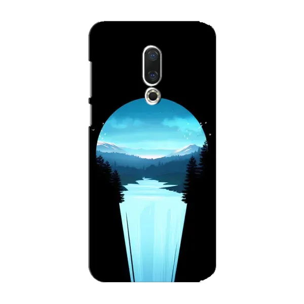 Чехол с рисунком «Синий Водопад» для Meizu 15 Plus