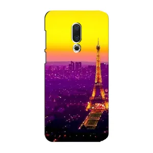 Чехол с Эйфелевой башней на Meizu 15 Plus (Яркая башня)