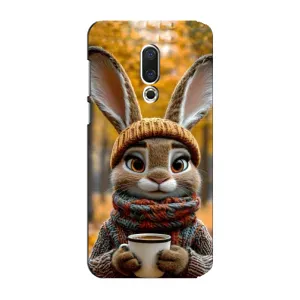 Чехол с рисунком «Зайчик с кофе» для Meizu 15 Plus
