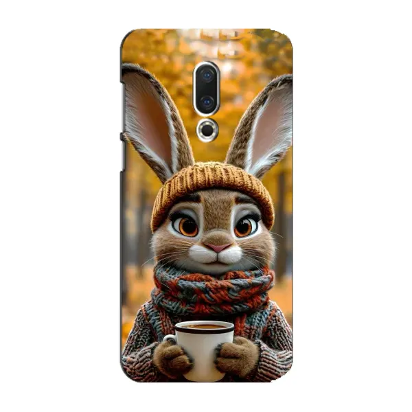 Чехол с рисунком «Зайчик с кофе» для Meizu 15 Plus Чехол с рисунком «Зайчик с кофе» для Meizu 15 Plus