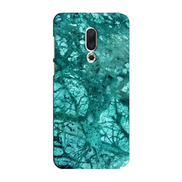 Чехол с рисунком «Зеленый мрамор» для Meizu 15 Plus